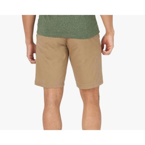 Lee Extreme Motion Original Khaki Shorts Tan Size 33 NWT Stretch Cotton Blend - Picture 2 of 5
